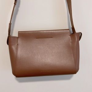 Everlane the form mini bag cognac